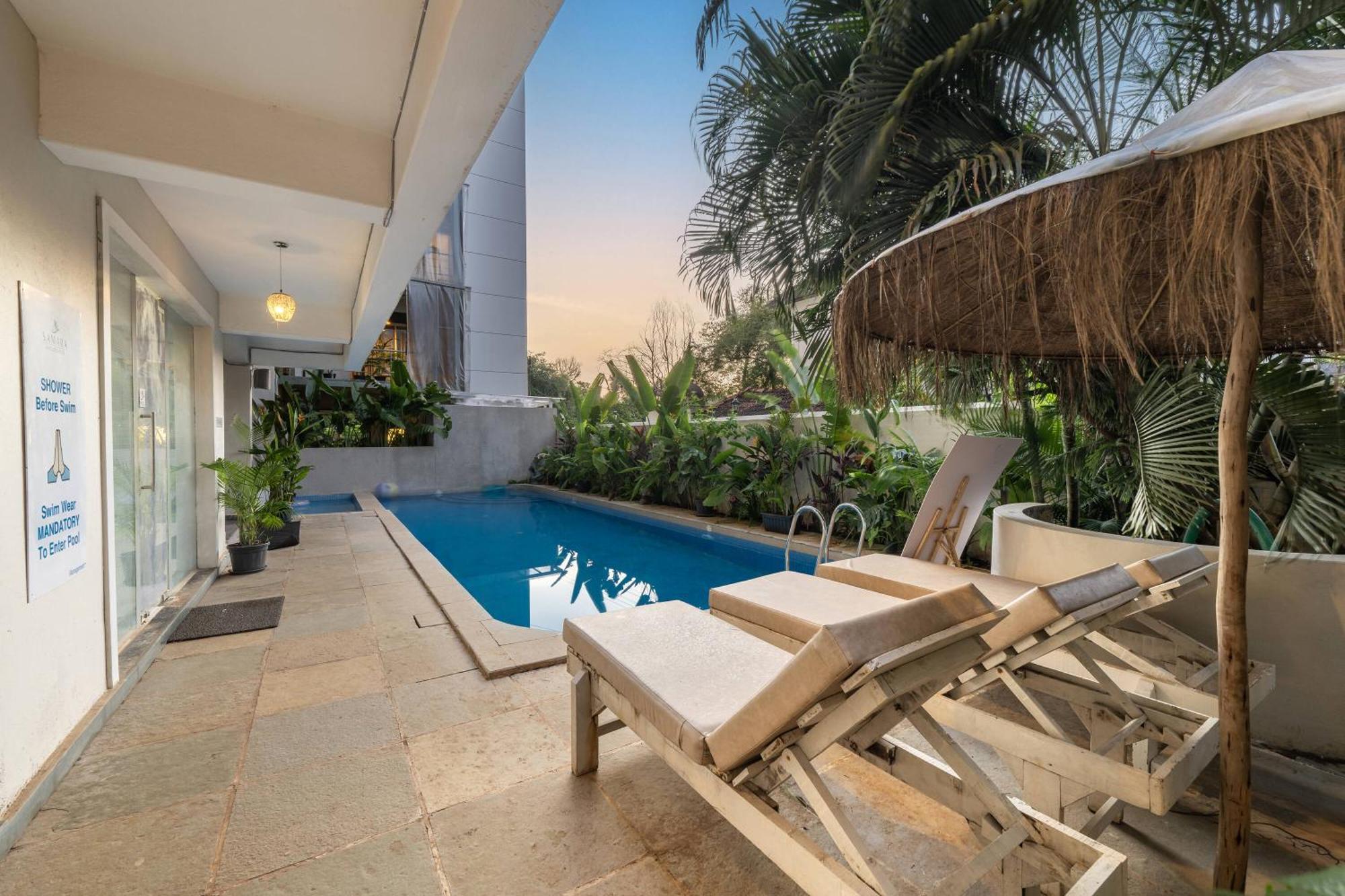 Hotel Echor Samara Morjim Goa Sea View Restro Extérieur photo
